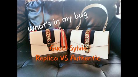 gucci sylvie fake vs authentic|gucci leather bag review.